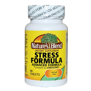 Nature's Blend, Stress Formula Compare To Stress, 60 Tabs