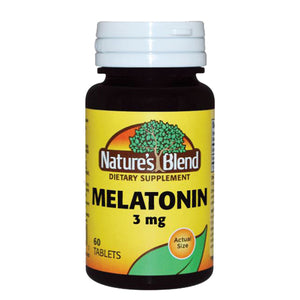 Nature's Blend, Melatonin, 3 mg, 60 Tabs