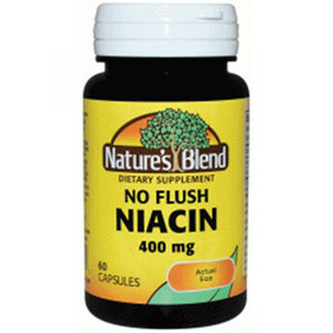 Nature's Blend, Niacin No Flush, 400 mg, 60 Caps