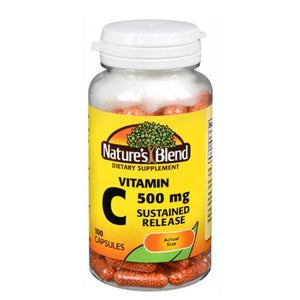 Nature's Blend, Vitamin C, 500 mg, 100 Caps