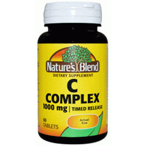 Nature's Blend, Vitamin C Complex, 1000 mg, 60 Timed Release Tablet