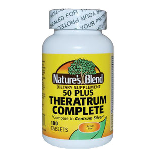 Nature's Blend, Theratrum Complete 50 Plus With Lutein & Lycopene, 180 Tabs
