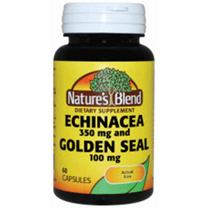 Nature's Blend, Echinacea & Golden Seal, 100 Mg, 60 Caps