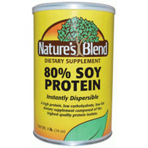 Nature's Blend, Protein Powder 80% Soy Isolate Vanilla Flavor, 16 Oz