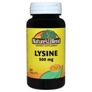 Nature's Blend, Lysine, 500 mg, 100 Tabs