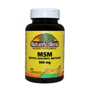 Nature's Blend, MSM (Methyl-Sulfonyl-Methane), 900 mg, 100 Caps