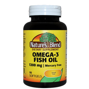 Nature's Blend, Omega-3, 1200 mg, 90 Softgels