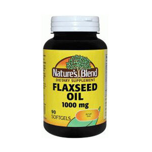 Nature's Blend, Flaxseed Oil, 1000 mg, 90 Softgels