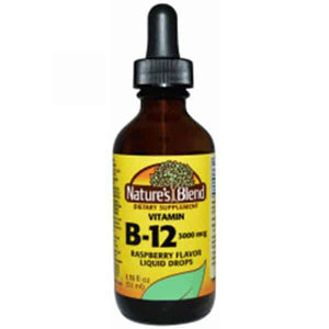 Nature's Blend, Vitamin B-12 Raspberry flavor, 3000 mcg, 1.75 Oz