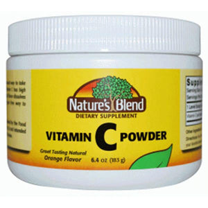 Nature's Blend, Vitamin C Powder Sugar Free, 6.4 Oz