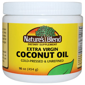 Nature's Blend, Coconut Oil Cold Pressed, 1 lb