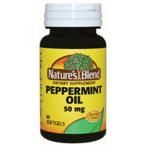 Nature's Blend, Peppermint Oil, 60 Softgels