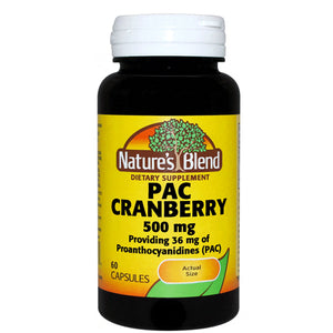 Nature's Blend, PAC Cranberry, 60 Count