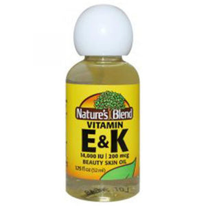 Nature's Blend, Vitamin E Oil & Vitamin K, 14,000 IU (200 Mcg), 1.75 Oz