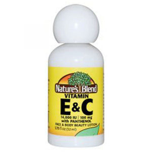 Nature's Blend, Vitamin E & Vitamin C With Panthenol, 100 Mg (14,000 IU), 1.75 Oz