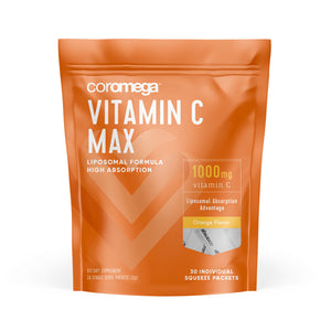 Coromega, Coromega Vitamin C Max Orange, 30 Count