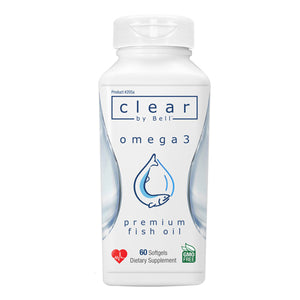 Bell Lifestyle, Clear By Bell Omega 3, 60 SoftGels