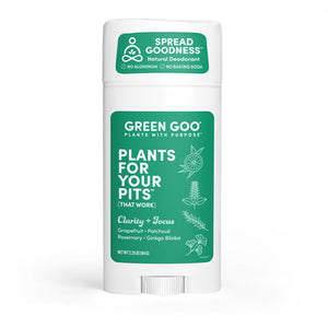 Green Goo, Deodorant Mag Hyd Clarity & Focus, 2.25 Oz