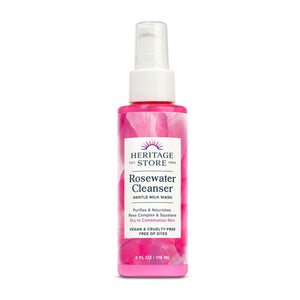 Heritage Store, Rosewater Cleanser, 4 Oz