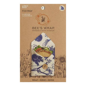 Bees Wrap, Bee'S & Bears Lunch Pack, 3 Counts