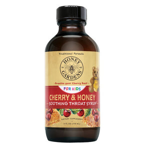 Honey Gardens, Kid's Cherry & Honey Syrup, 4 Oz