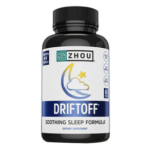 Zhou Nutrition, Driftoff Natural Sleeping Aid, 6 Count