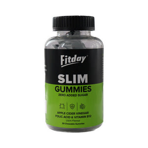 Fitday, Fitday Slim Gummies, Litchi Flavour 30 Chewable Gummies