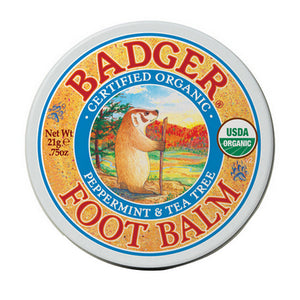 Badger Balm, Foot Balm, 21 Grams