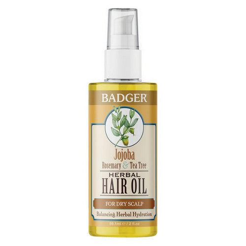 Badger Balm, Hair Oil Jojoba, 59 Ml