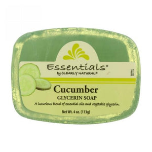 Clearly Natural, Cucumber Soap, 4 OZ EA