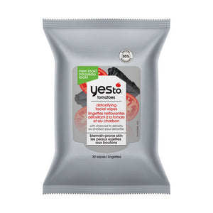 Yes To, Charcoal Detoxifying Facial Wipes, 30 Count
