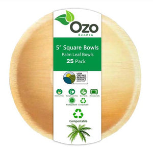 Ozo EcoPro, Palm Leaf Bowls Round 5, 25 Packets