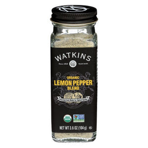 Watkins, Organic Lemon Pepper Blend, 3.6 Oz (Case Of 3)