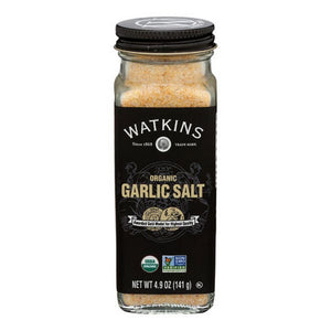 Watkins, Organic Garlic Salt, 4.97 Oz (Case Of 3)