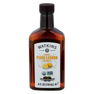 Watkins, Organic Pure Lemon Extract, 4 Oz (Case Of 3)