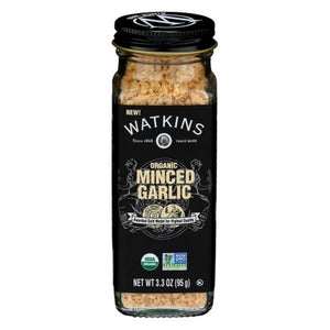 Watkins, Organic Minced Garlic, 3.3 Oz (Case Of 3)