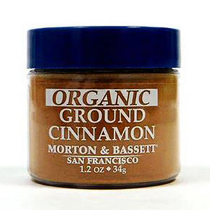 Morton & Bassett, Organic Ground Cinnamon Mini, 1.2 Oz (Case Of 3)