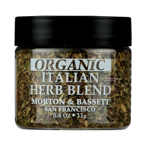 Morton & Bassett, Organic Seasoning Italian Herb Blend Mini, 0.4 Oz