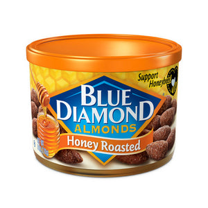 Blue Diamond, Almonds Honey Roasted, 6 Oz(Case Of 12)