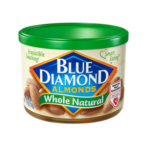 Blue Diamond, Whole Natural Almonds, 6 Oz(Case Of 12)