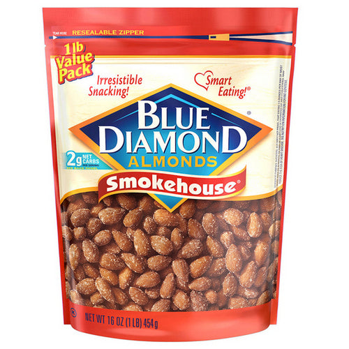 Blue Diamond, Smokehouse Almonds, 16 Oz(Case Of 6)