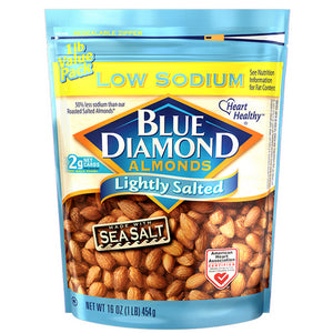 Blue Diamond, Almonds Lightly Salted, 16 Oz(Case Of 6)