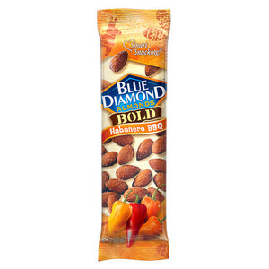 Blue Diamond, Almonds Bold Habanero BBQ, 1.5 Oz(Case Of 12)