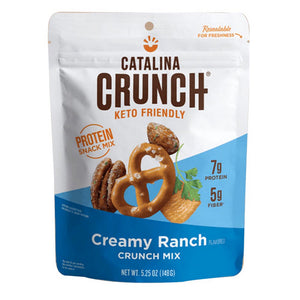 Catalina Crunch, Keto Friendly Creamy Ranch Crunch and Snack Mix, 5.25 Oz