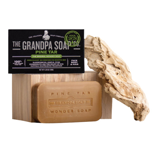 Grandpa's Brands Company, Pine Tar Bar Soap, Medium Size 3.25 OZ EA