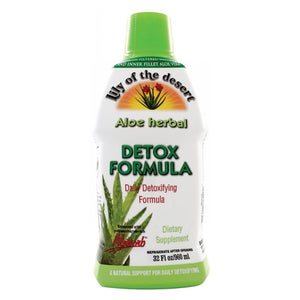 Lily Of The Desert, Aloe Vera Juice Detox Formula, Detoxifying Formula 32 Oz