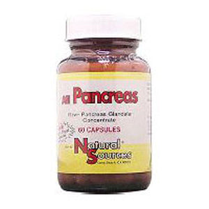 Natural Sources, All Pancrease, 60 Caps