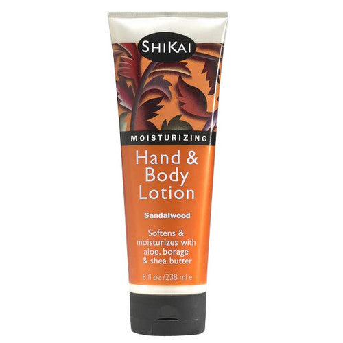 Shikai, Hand & Body Lotion, Sandalwood Amber 8 OZ