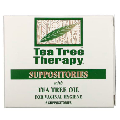 Tea Tree Therapy, Tea Tree Suppository, 6 pk