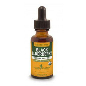 Herb Pharm, Black Elderberry Glycerite, 1 Oz